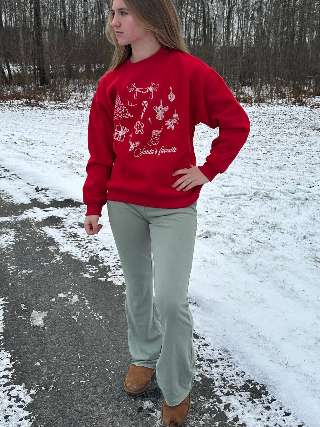 Mistletoe Flare Pants