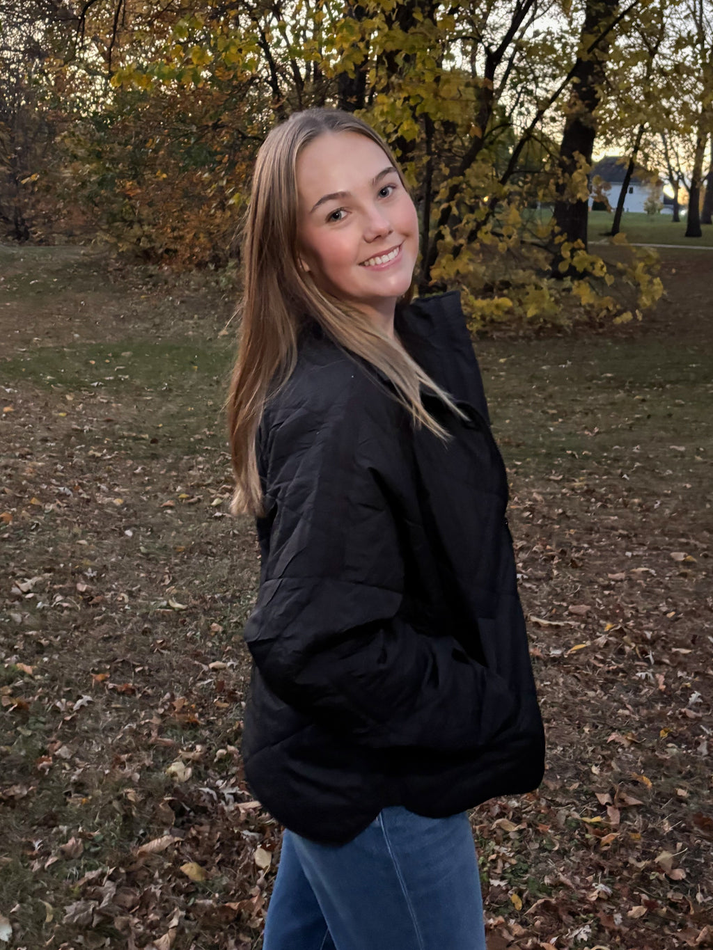 Midnight Quilted Jacket