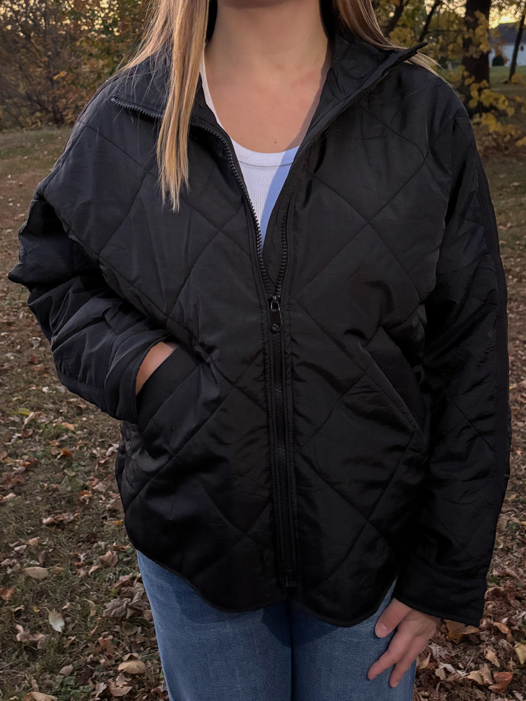 Midnight Quilted Jacket