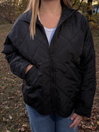 Midnight Quilted Jacket