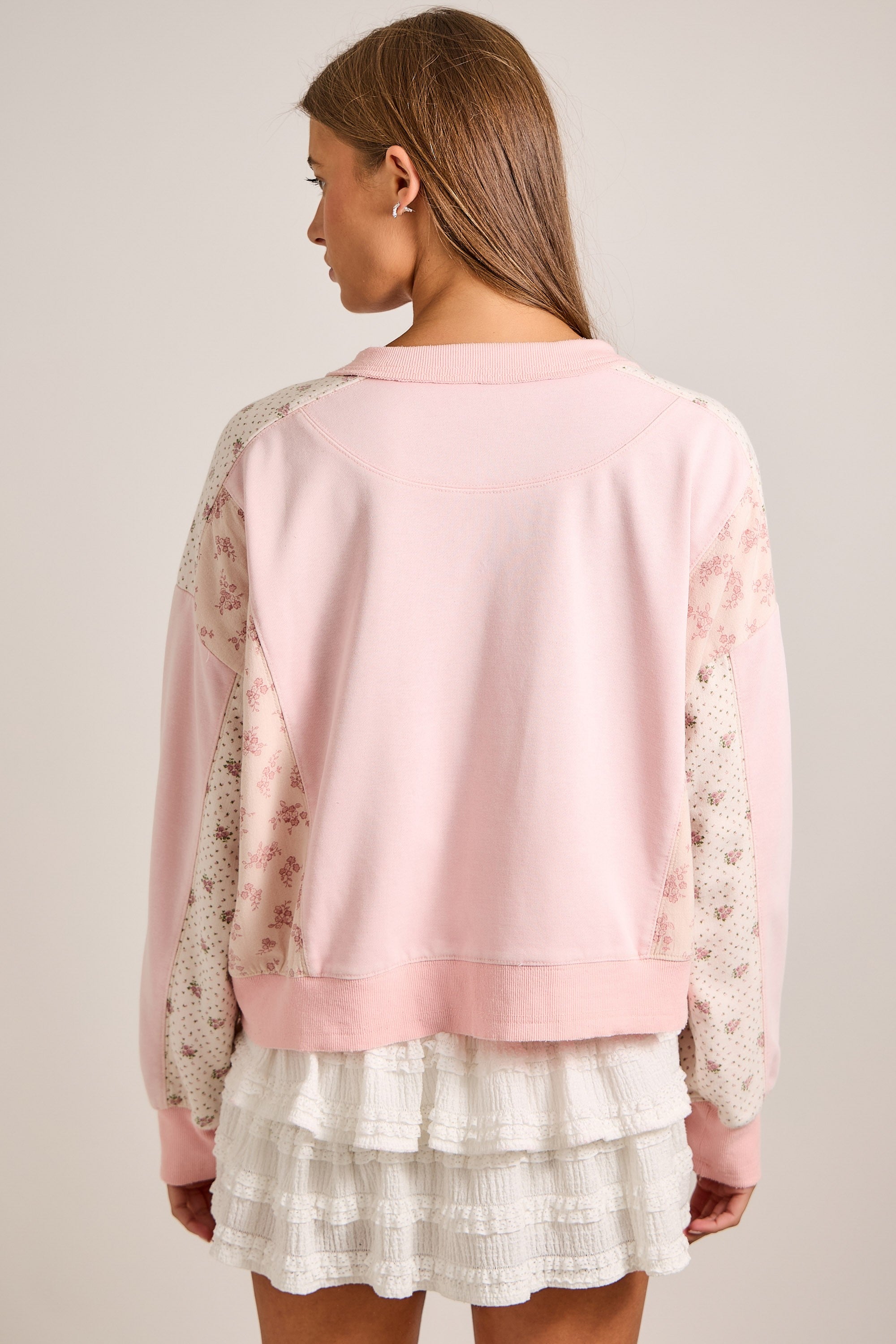 Blush Bloom Crewneck